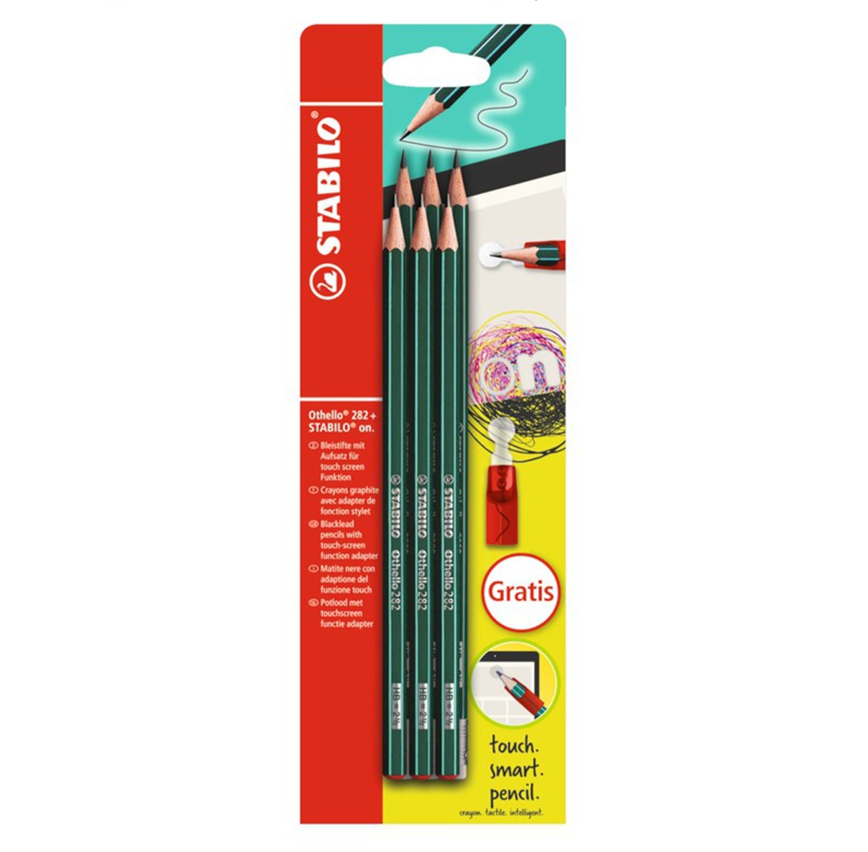 STABILO Othello 282+ Graphite pencil set of 6 - Schwan-STABILO -Most colourful Stationery Shop