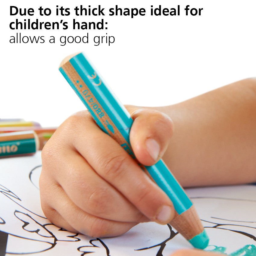 STABILO Woody 3 In 1 Multi-purpose colour pencil, watercolour and crayon (Single Piece) Thumbnail