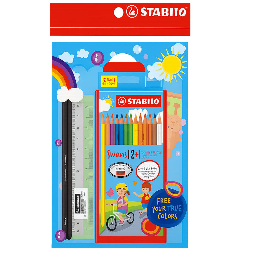 STABILO Colour Pencil Value Pack | Back to School Set | Full Stationery Bundle
