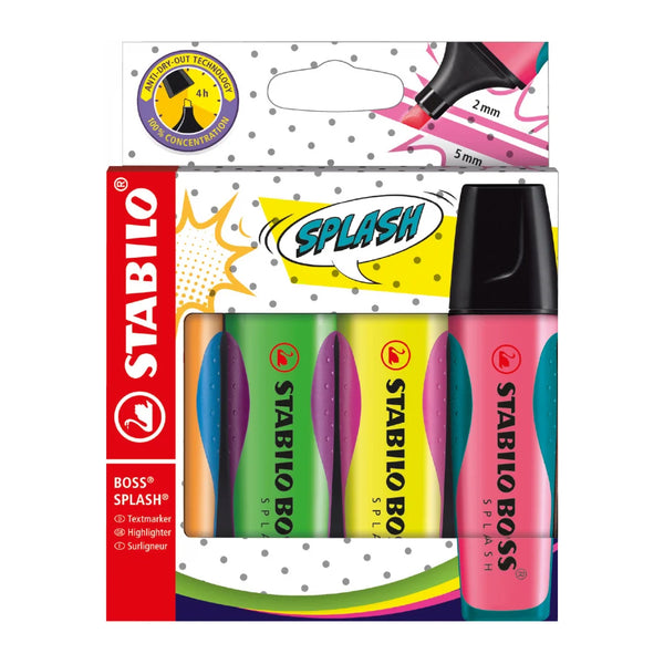 Highlighter STABILO BOSS SPLASH - Schwan-STABILO -Most colourful ...