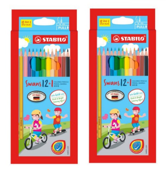 STABILO Swans [Twin Pack] Colored Pencils 13/26 Colours Thumbnail